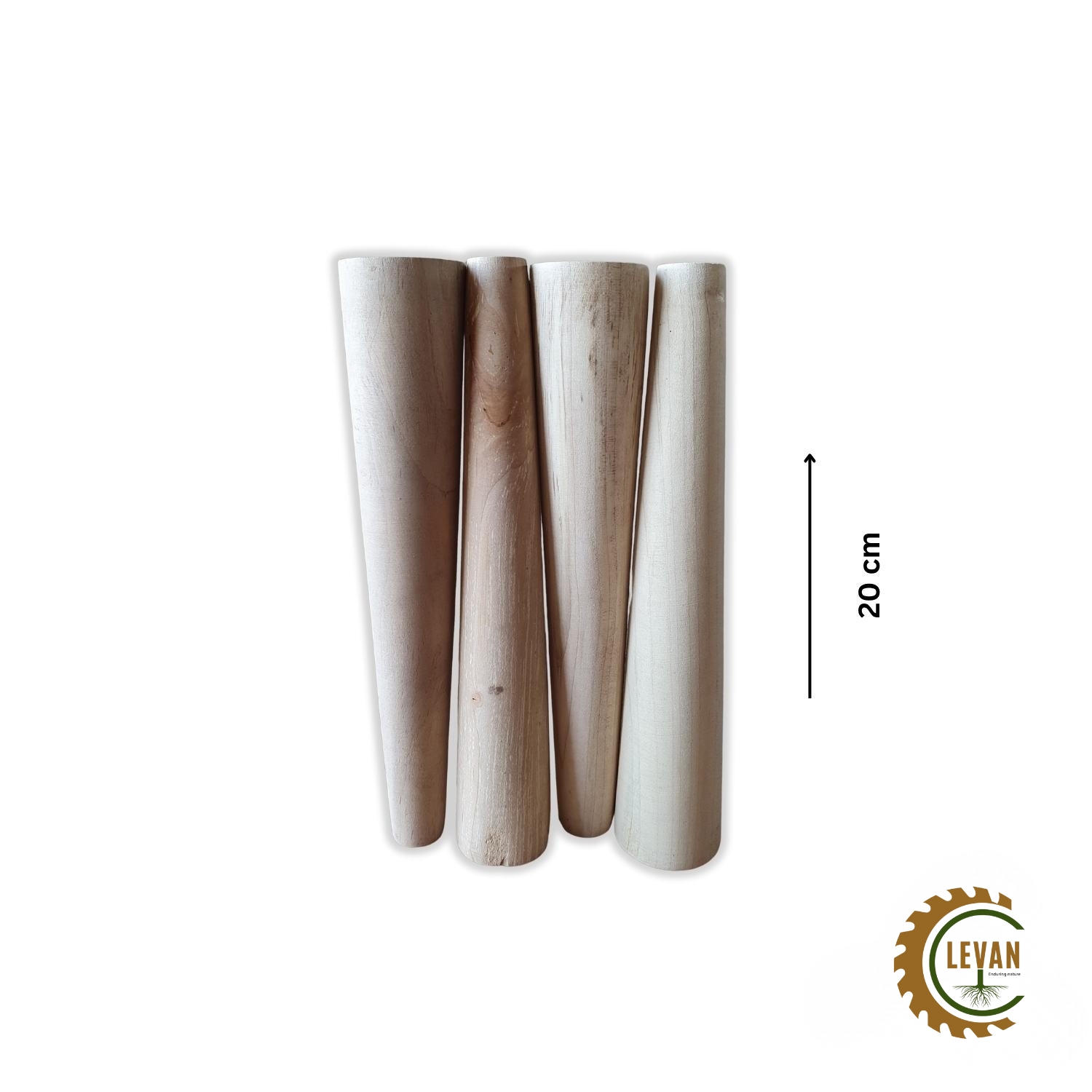 پایه دوکی چوبی 20 سانتی متر - Image 5