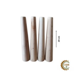 پایه دوکی چوبی 20 سانتی متر